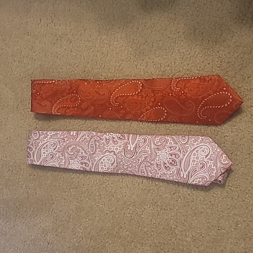 Men's Paul Frederick set of 2 silk ties